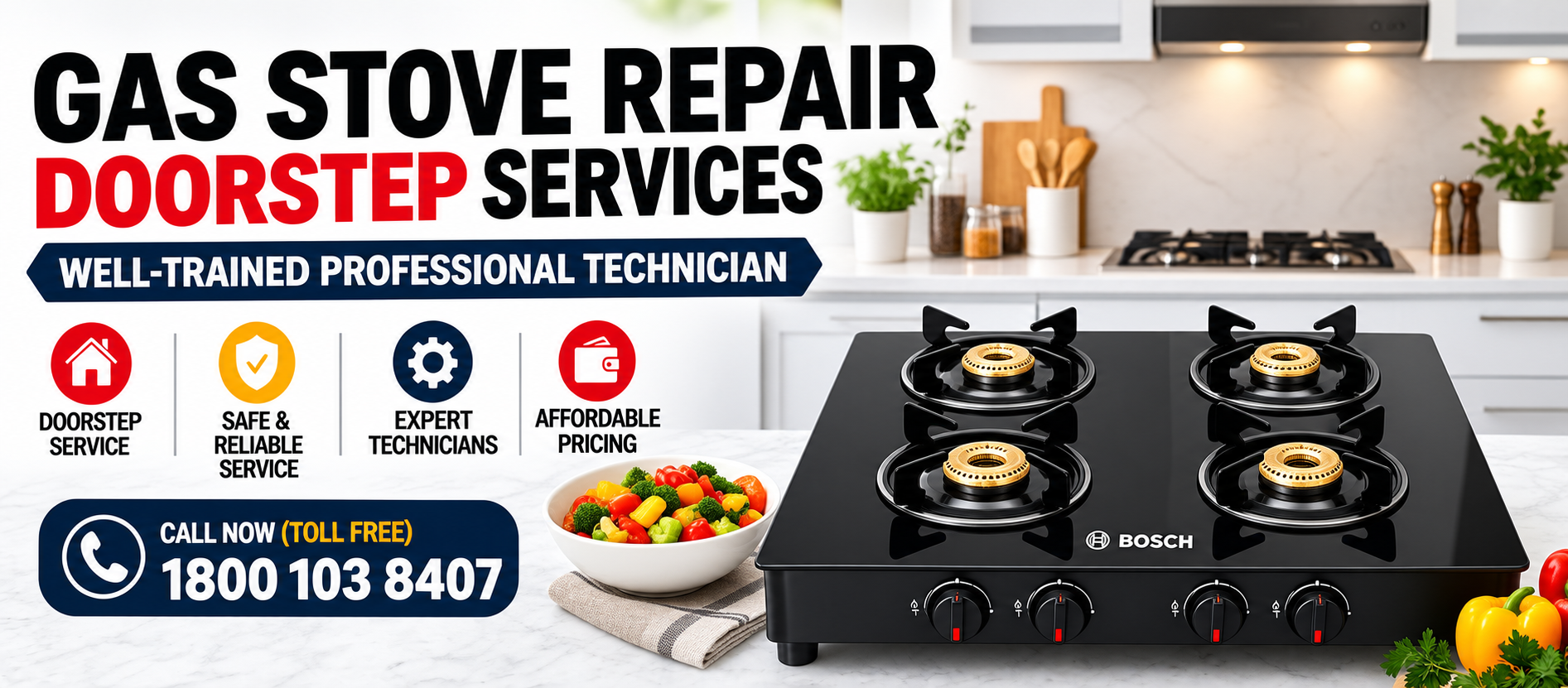 Gas Stove Repair Doorstep Services